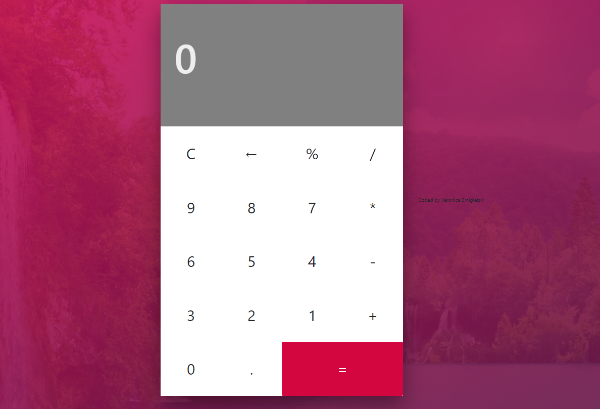 Calculator Project Preview